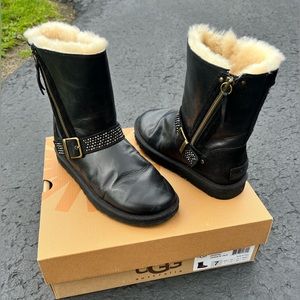 Women’s Black Crystal Ugg Boots